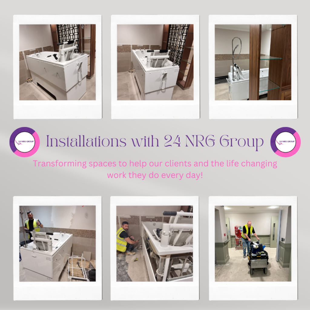 Installation of new assisted baths with 24 NRG Group